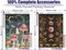 2 Pack Diamond Painting Kits for Adults,5D DIY Mushroom Forest Full Drill Round Art Gems with Moon Diamond Art Perfect for Home Wall Decor Diamond Dotz Inch12x16